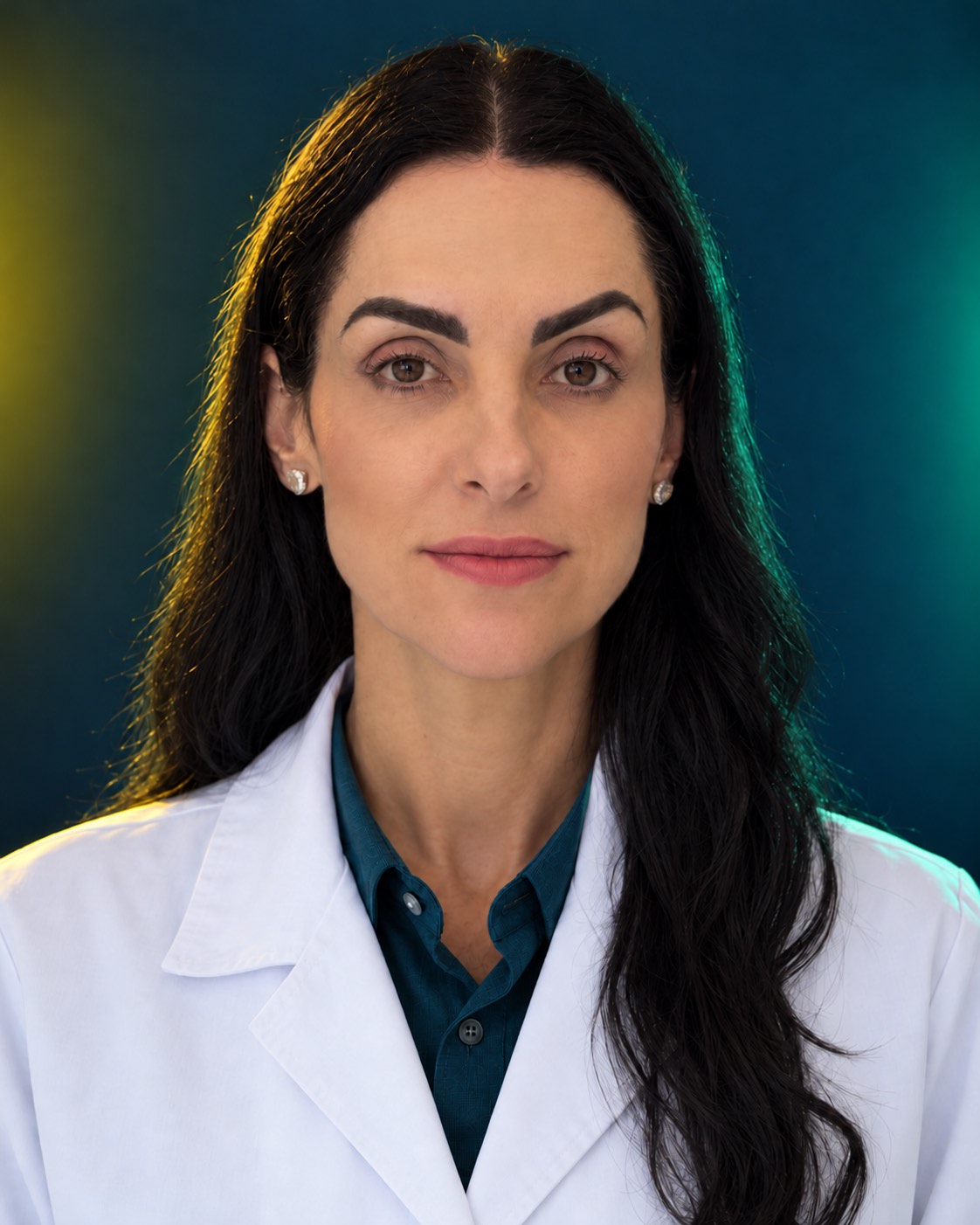 Luciana Allemand, da equipe farmacêutica Carpe Diem, com sorriso gentil